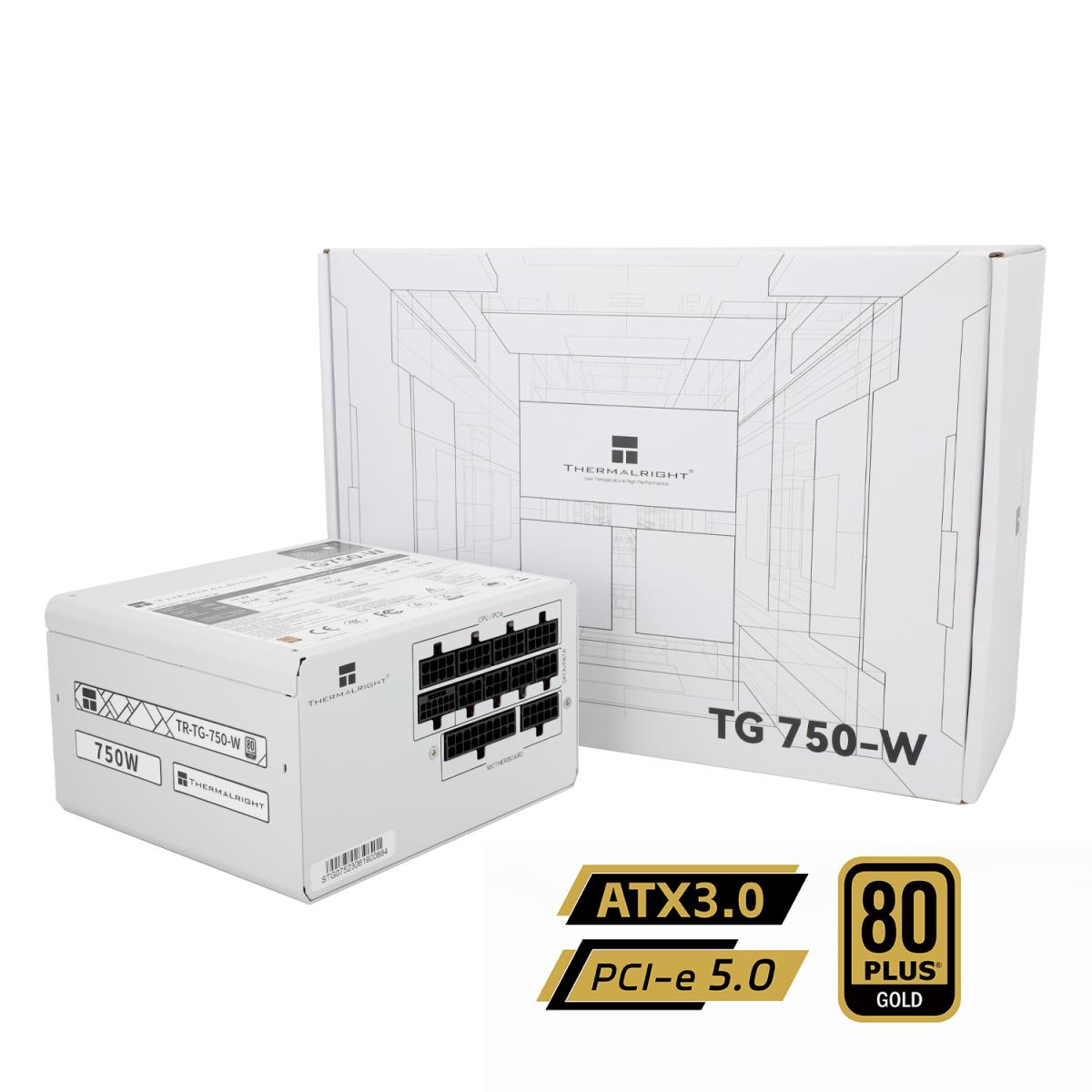 Thermalright TG750S 750W Full Modular 80PLUS Gold - White Thermalright TG750S 750W Full Modular 80PLUS Gold - White